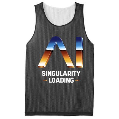 Singularity Loading AI Artificial Intelligence Mesh Reversible Basketball Jersey Tank