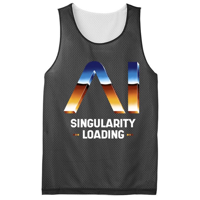 Singularity Loading AI Artificial Intelligence Mesh Reversible Basketball Jersey Tank