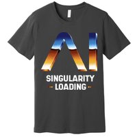 Singularity Loading AI Artificial Intelligence Premium T-Shirt