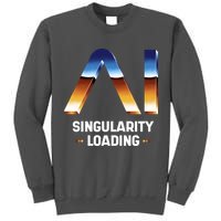 Singularity Loading AI Artificial Intelligence Tall Sweatshirt