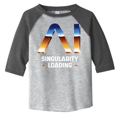 Singularity Loading AI Artificial Intelligence Toddler Fine Jersey T-Shirt