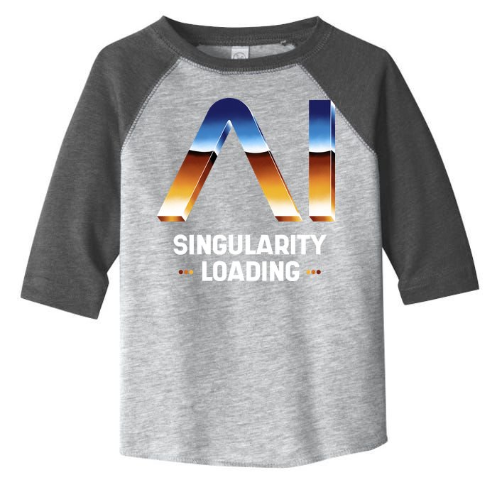 Singularity Loading AI Artificial Intelligence Toddler Fine Jersey T-Shirt