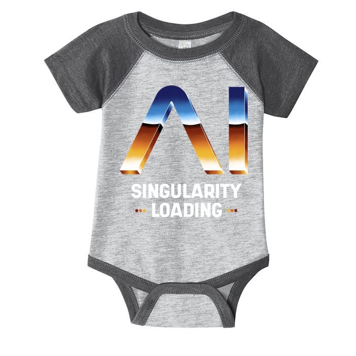 Singularity Loading AI Artificial Intelligence Infant Baby Jersey Bodysuit