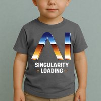 Singularity Loading AI Artificial Intelligence Toddler T-Shirt