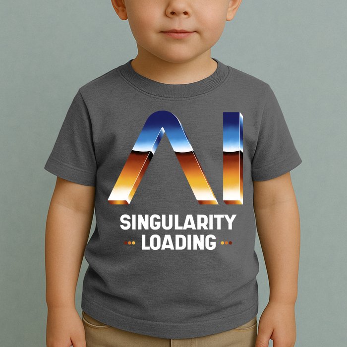 Singularity Loading AI Artificial Intelligence Toddler T-Shirt