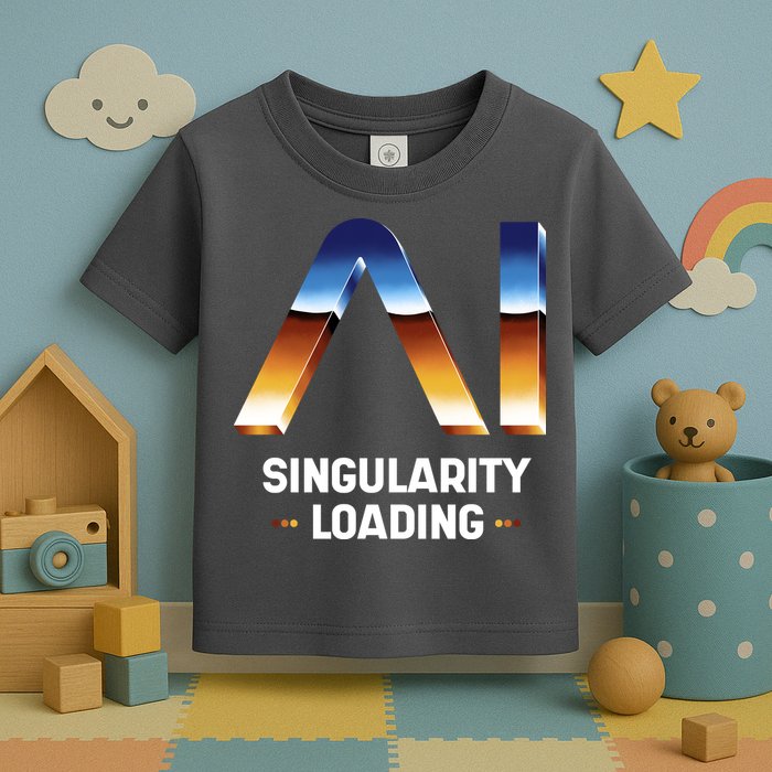 Singularity Loading AI Artificial Intelligence Toddler T-Shirt