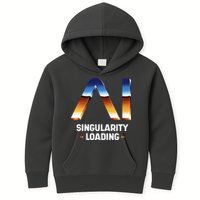 Singularity Loading AI Artificial Intelligence Kids Hoodie
