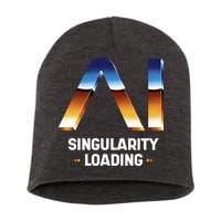Singularity Loading AI Artificial Intelligence Short Acrylic Beanie