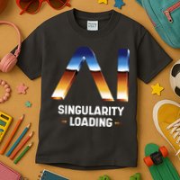 Singularity Loading AI Artificial Intelligence Kids T-Shirt