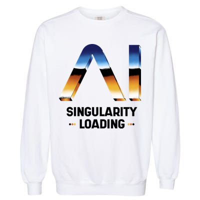 Singularity Loading AI Artificial Intelligence Garment-Dyed Sweatshirt