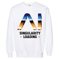 Singularity Loading AI Artificial Intelligence Garment-Dyed Sweatshirt