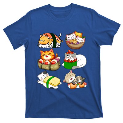 Sushi Lover Anime Cats Lovers Japanese Anime Kawaii Neko Gift T-Shirt