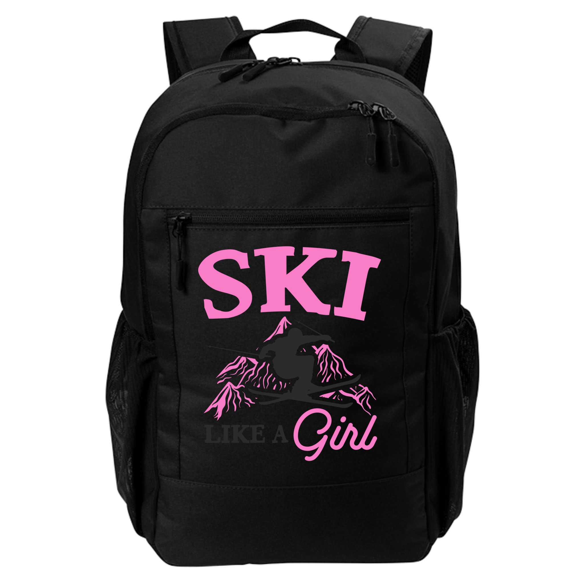 Ski Like A Skiers Winter Sports Mountains Ski Lover Gift Backpack