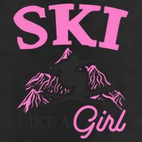 Ski Like A Skiers Winter Sports Mountains Ski Lover Gift Beanie