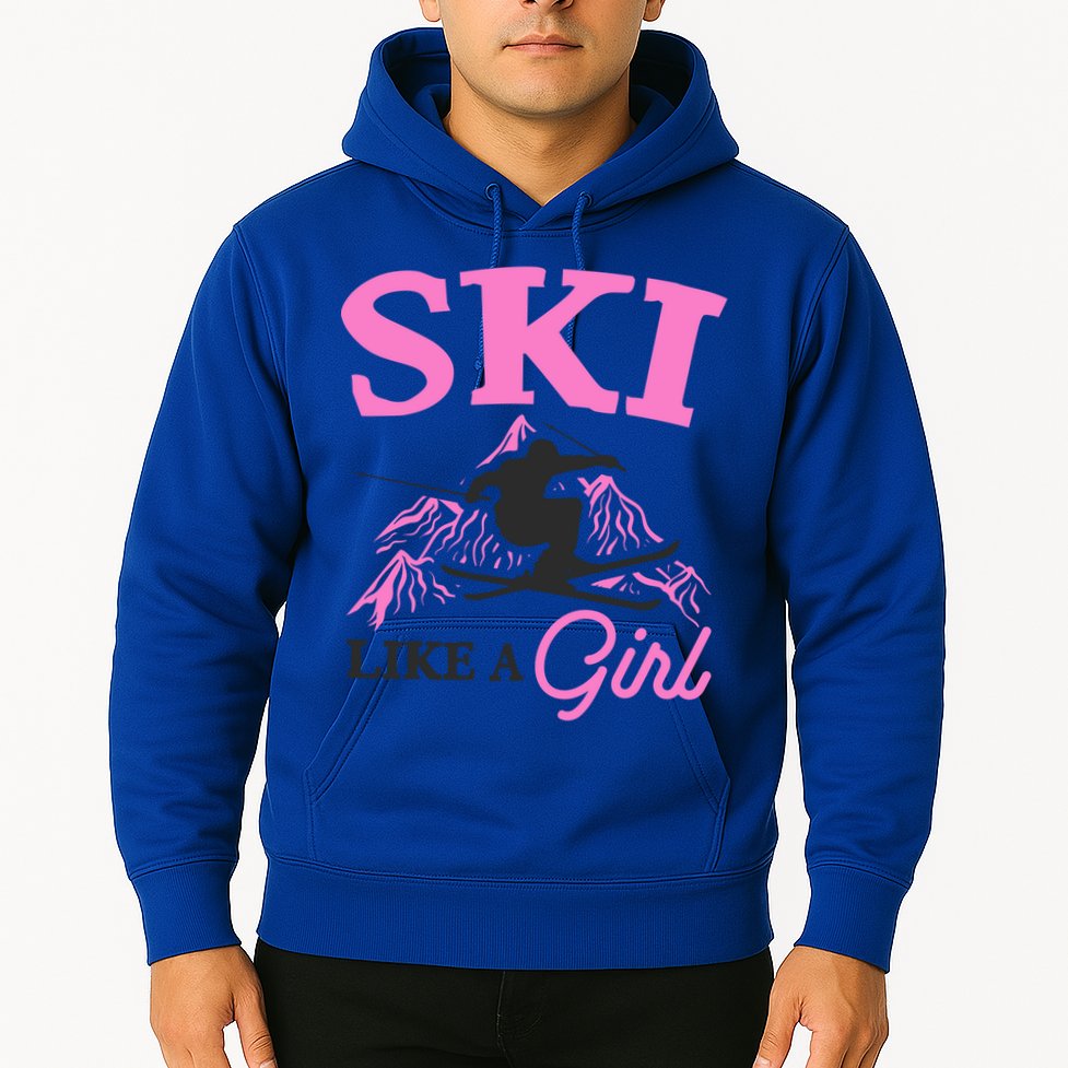Ski Like A Skiers Winter Sports Mountains Ski Lover Gift Hoodie
