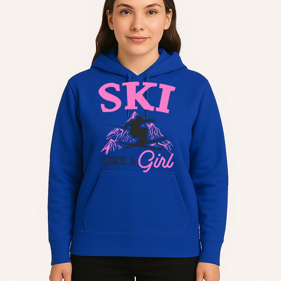 Ski Like A Skiers Winter Sports Mountains Ski Lover Gift Hoodie