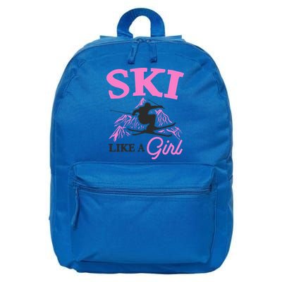 Ski Like A Skiers Winter Sports Mountains Ski Lover Gift 16 in Basic Backpack