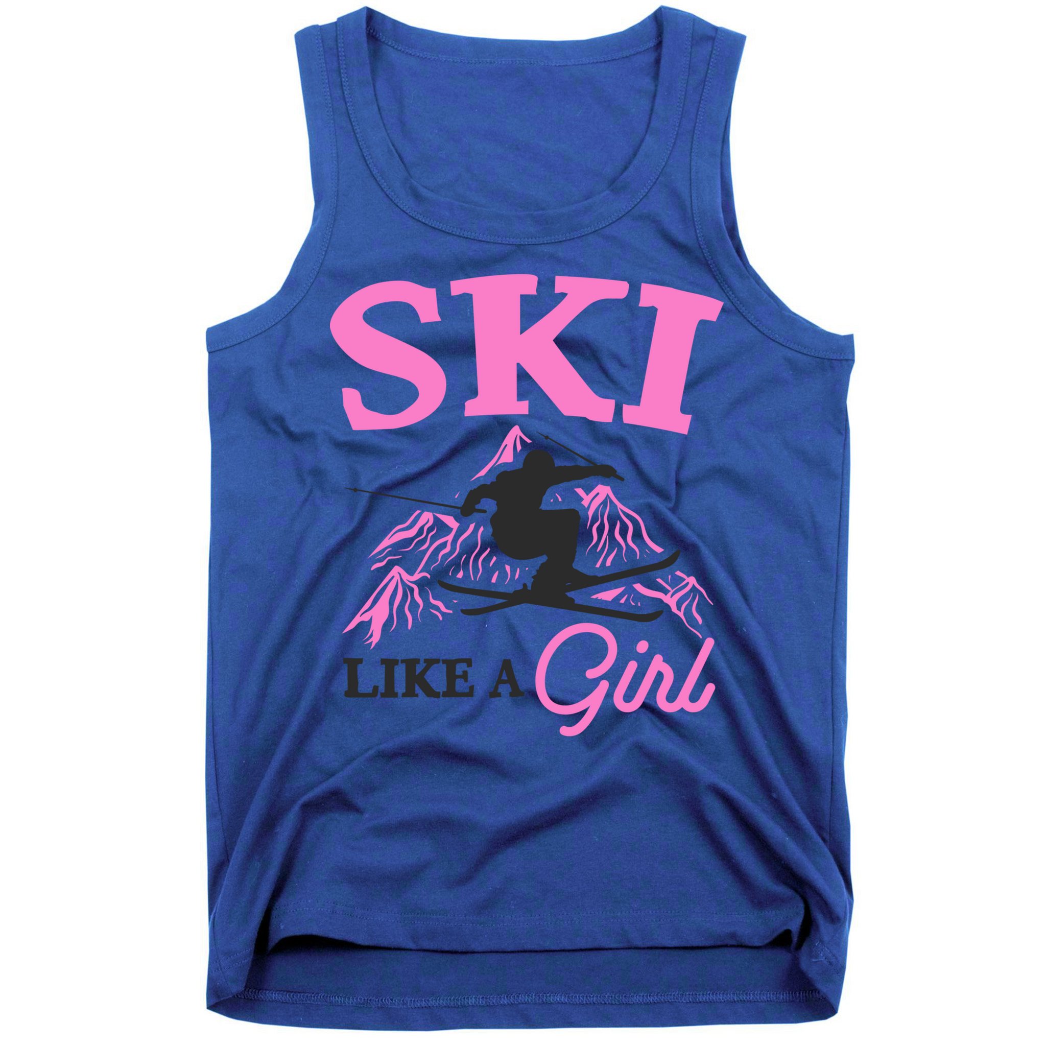 Ski Like A Skiers Winter Sports Mountains Ski Lover Gift Tank Top