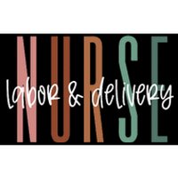 Simple Labor and Delivery Nurse L&D Nurse Bumper Sticker