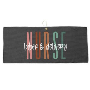 Simple Labor and Delivery Nurse L&D Nurse Large Microfiber Waffle Golf Towel