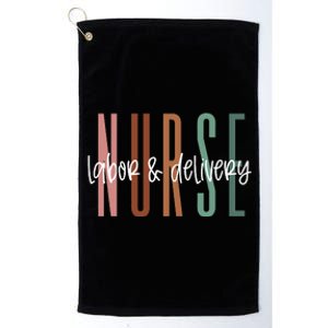 Simple Labor and Delivery Nurse L&D Nurse Platinum Collection Golf Towel