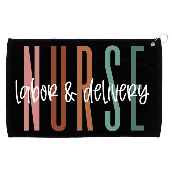 Simple Labor and Delivery Nurse L&D Nurse Grommeted Golf Towel