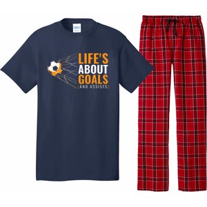 Soccer Lifes About Goals And Assists Pajama Set