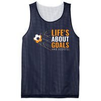 Soccer Lifes About Goals And Assists Mesh Reversible Basketball Jersey Tank