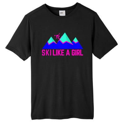 Ski Like A Girl Tall Fusion ChromaSoft Performance T-Shirt