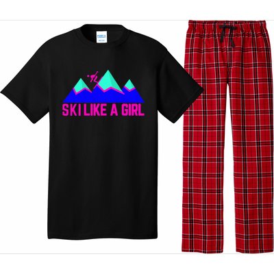 Ski Like A Girl Pajama Set