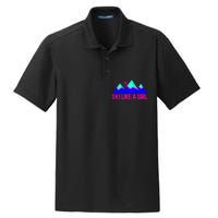 Ski Like A Girl Dry Zone Grid Polo