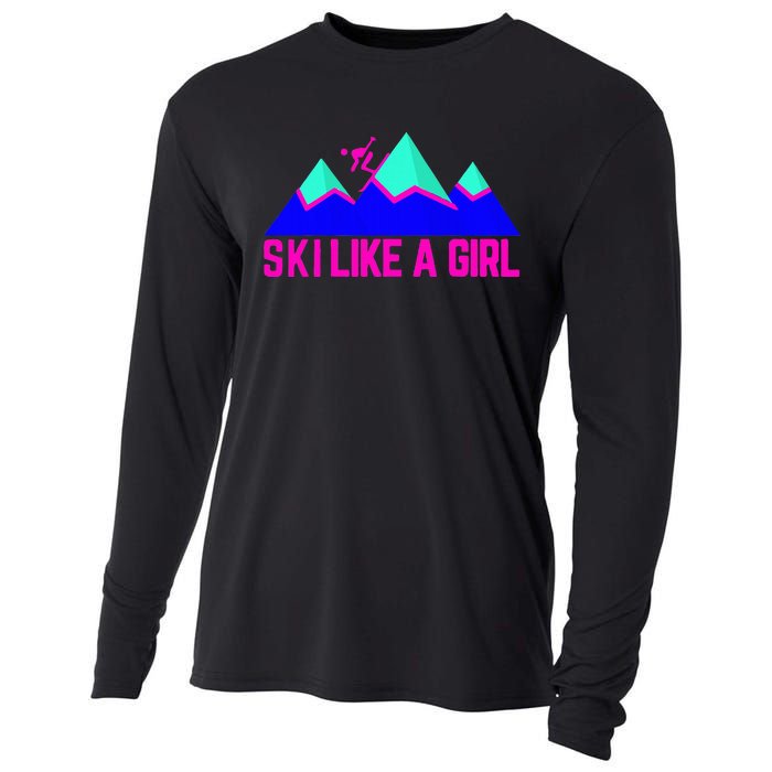 Ski Like A Girl Cooling Performance Long Sleeve Crew