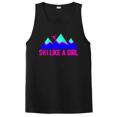 Ski Like A Girl PosiCharge Competitor Tank