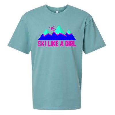 Ski Like A Girl Sueded Cloud Jersey T-Shirt