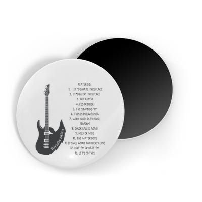 Stay Loose And Sexy Band Baseball Magnet