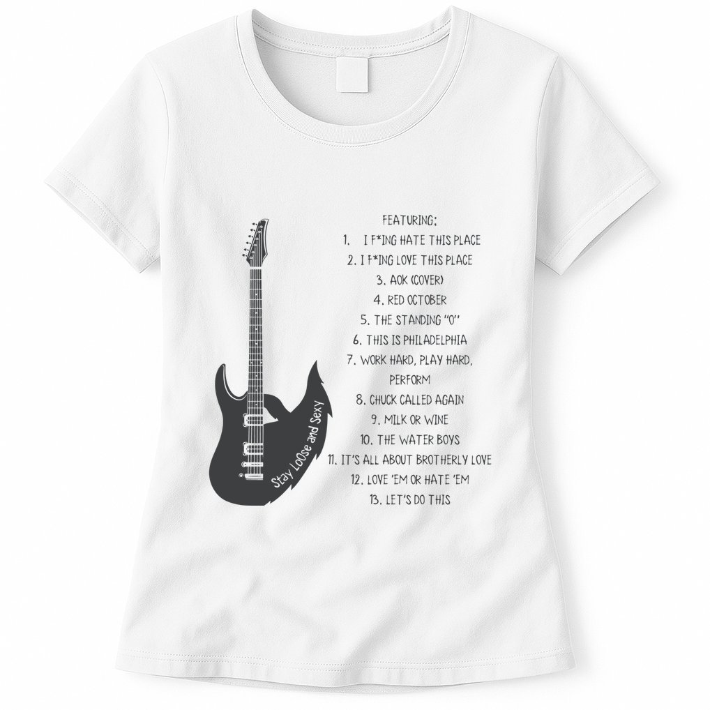Stay Loose And Sexy Band Baseball Womens T-Shirt