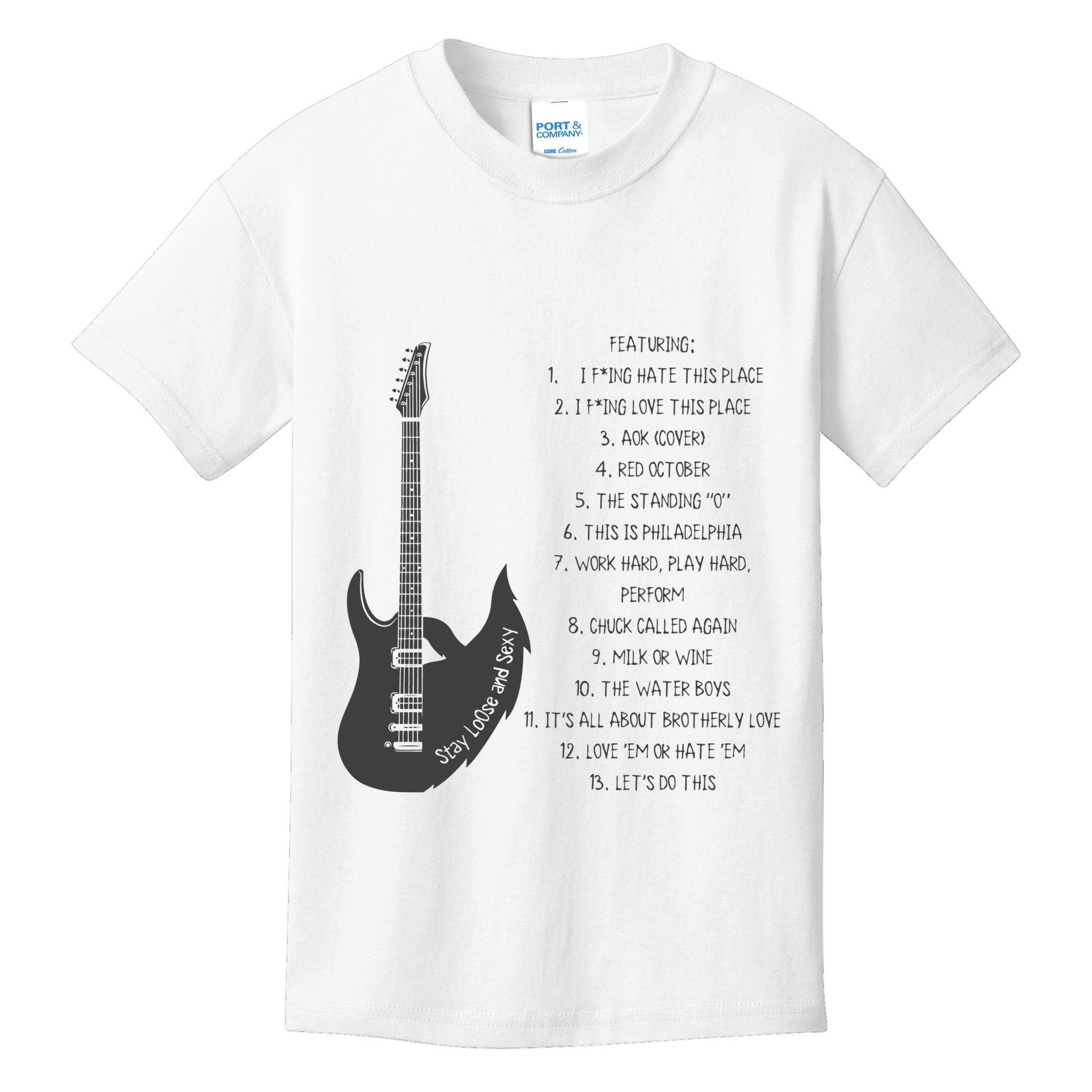 Stay Loose And Sexy Band Baseball Kids T-Shirt