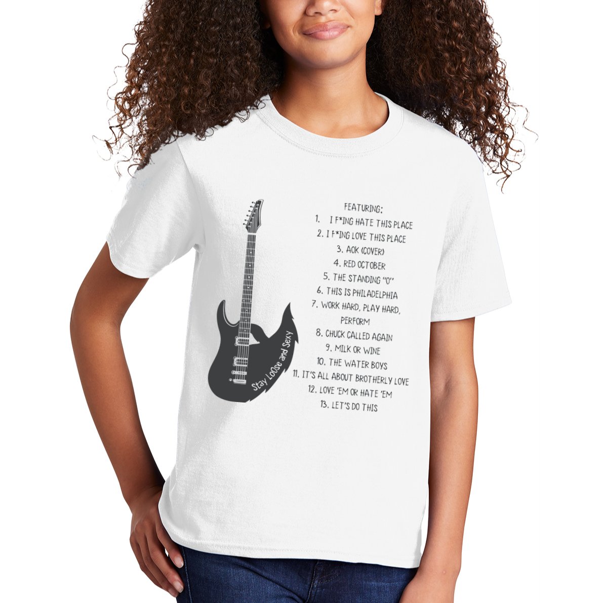 Stay Loose And Sexy Band Baseball Kids T-Shirt