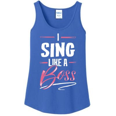 Sing Like A Boss Gift Lady Boss Power Gift Meaningful Gift Ladies Essential Tank