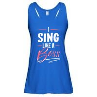 Sing Like A Boss Gift Lady Boss Power Gift Meaningful Gift Ladies Essential Flowy Tank