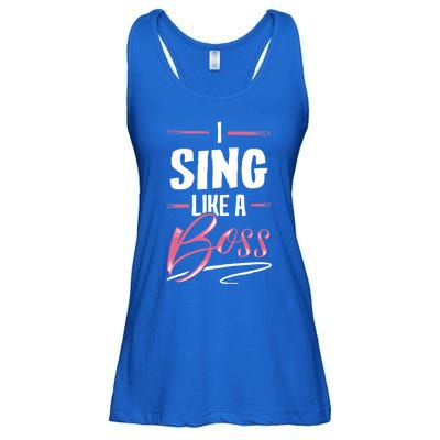 Sing Like A Boss Gift Lady Boss Power Gift Meaningful Gift Ladies Essential Flowy Tank