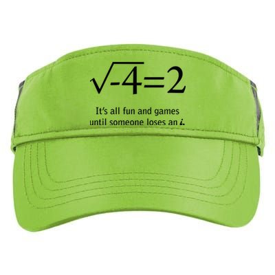 Someone Loses An I Funny Math Adult Drive Performance Visor