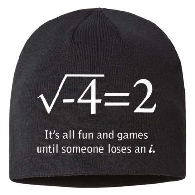 Someone Loses An I Funny Math Sustainable Beanie