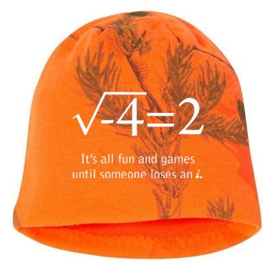 Someone Loses An I Funny Math Kati - Camo Knit Beanie