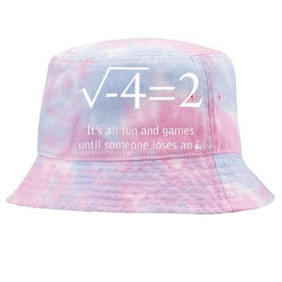 Someone Loses An I Funny Math Tie-Dyed Bucket Hat