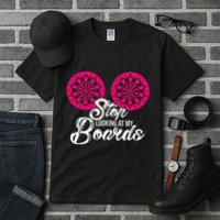 Stop Looking At My Boards Dart Player Tall T-Shirt