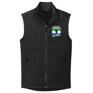 Sierra Leonean And Proud Love Sierra Leonea Flag Fist Collective Smooth Fleece Vest