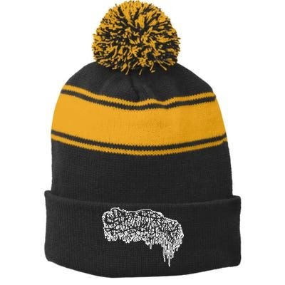Sanguisugabogg Live At Ldb 2024 Stripe Pom Pom Beanie