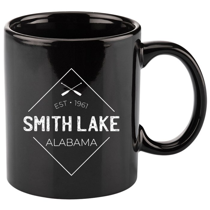 Smith Lake Alabama 11oz C Handle Ceramic Mug