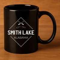 Smith Lake Alabama 11oz C Handle Ceramic Mug
